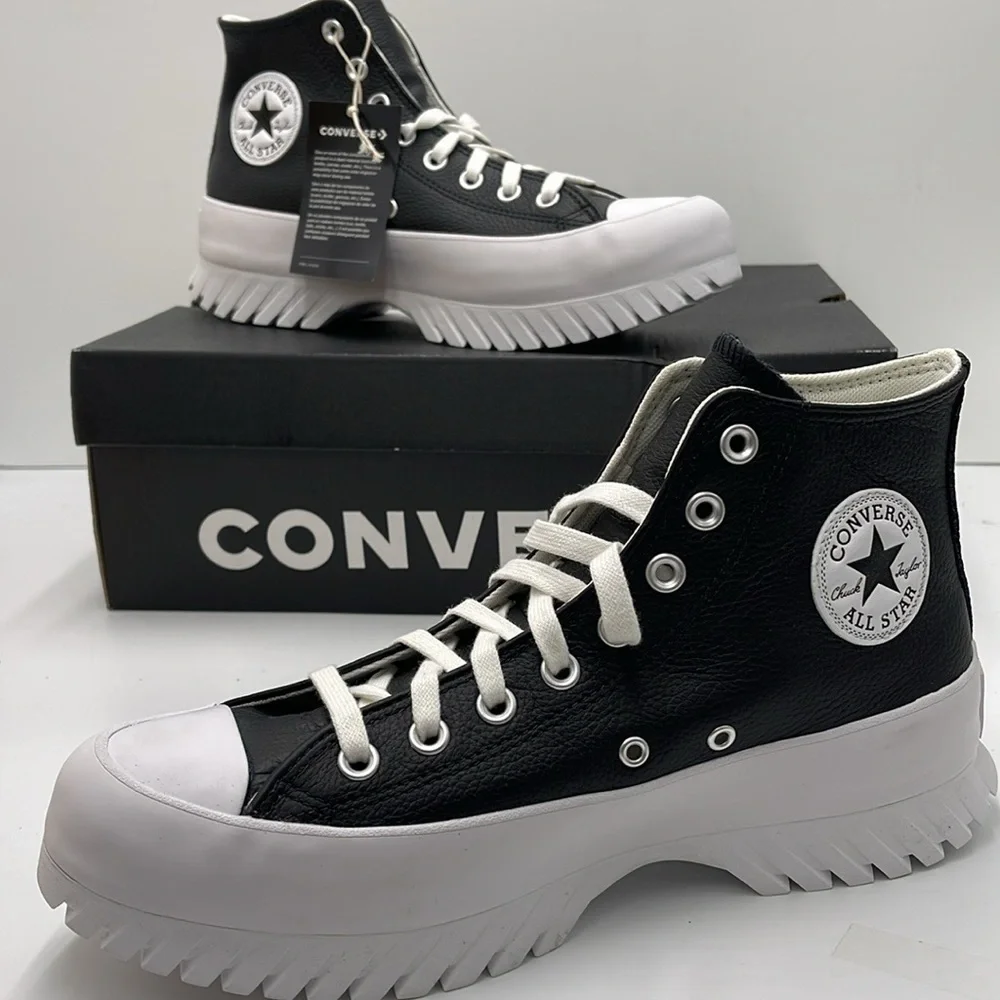 Converse WMNS CTAS LUGGED 2.0 HI BLACK/EGRET/WHITE A03704C Paltforms Sn…